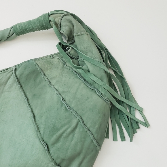 Lucky Brand Fringe Y2K Tassel Hobo Sholder Bag - Picture 3 of 7